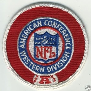1970s AFC Western Division NFL Football 3quot; Logo Patch eBay 1970s AFC Western Division NFL Football 3quot; Logo Patch eBay
