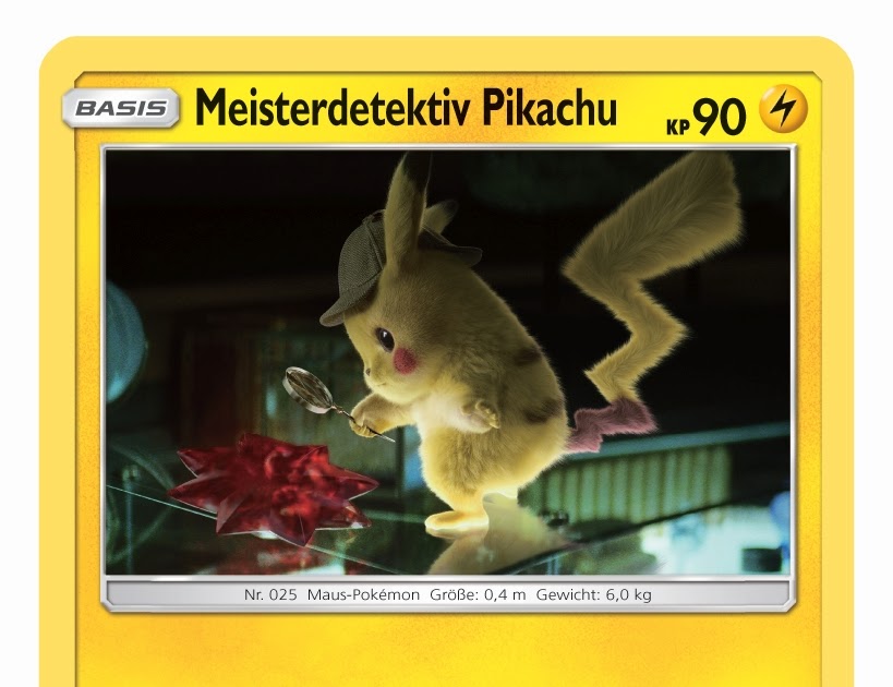 Pokemon Images: Pokemon Karten Wert Meisterdetektiv Pikachu