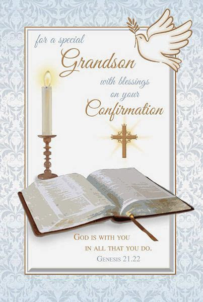 Grandson Confirmation Card Grandson Confirmation Card