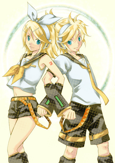 トップ100 鏡音リン レン 壁紙 花の画像