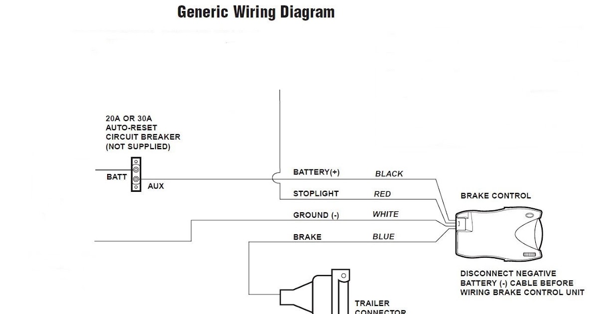 Trailer Electric Brake Wiring Diagram - FAQ | Bloomer Trailers