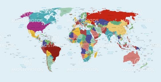 Politisk Karta Världen | Kart Mora