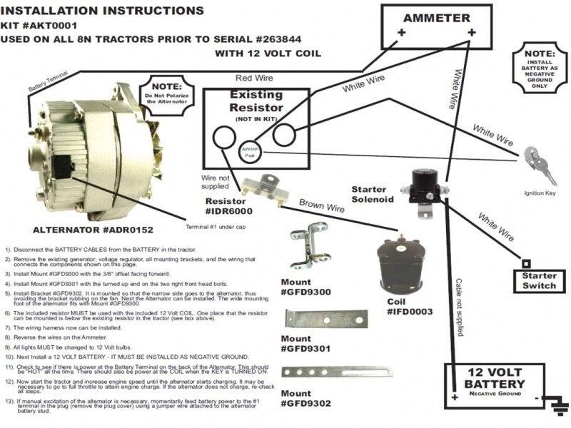 1968 Ford 2000 Diesel Tractor Alternator Wiring Diagram