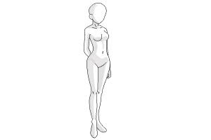 Featured image of post How To Draw Anime Body Female : The body torso hips chest and back.
