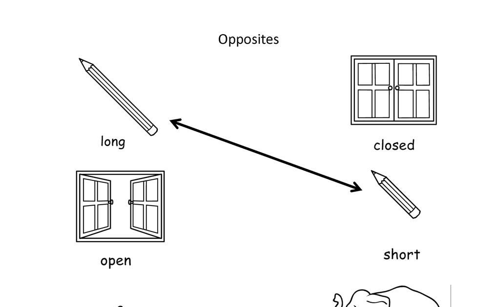 Kindergarten Worksheets Opposites ~ Popsugary