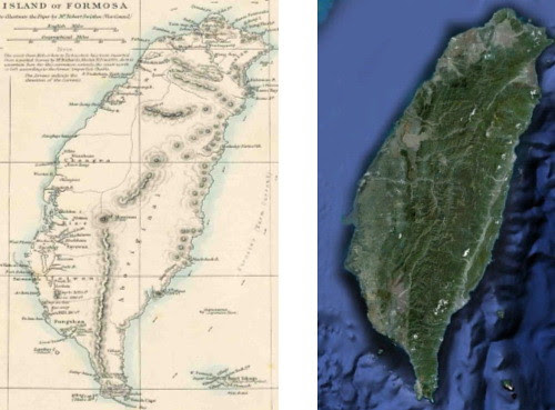 無限台南/1864年台灣古地圖