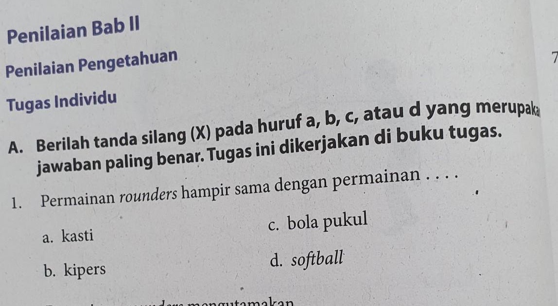 Kunci Jawaban Pjok Kelas 8 Hal 66 Essay Revisi Baru