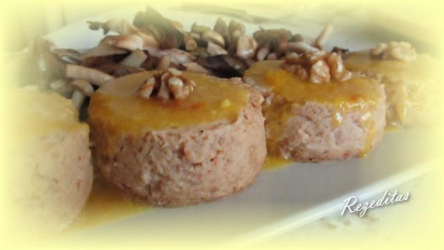 FALSO CHEESCAKE DE POLLO Y NARANJA