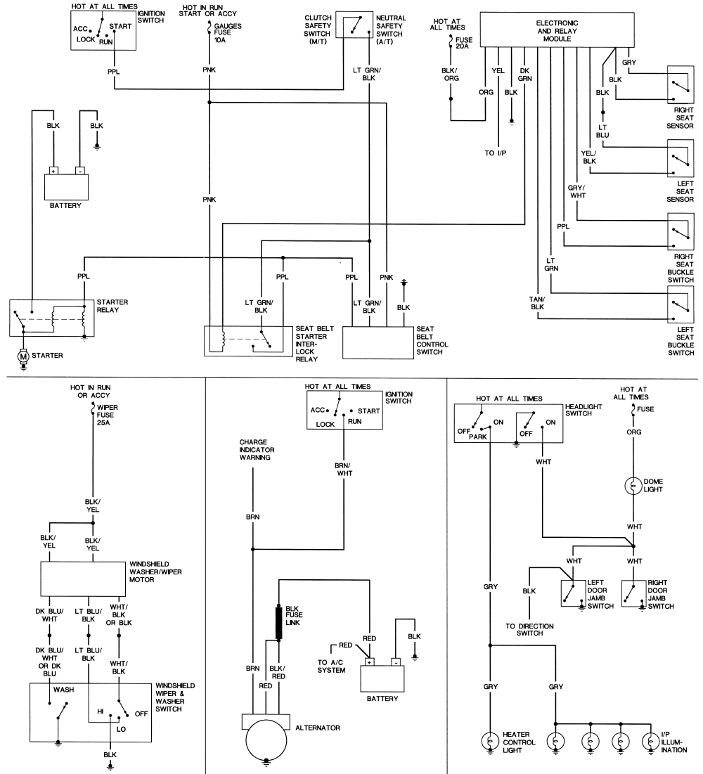 Wiring Schematic For 1970 Firebird