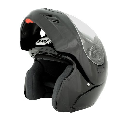 Fuel Triple Vented Modular Helmet (Gloss Black, Medium 