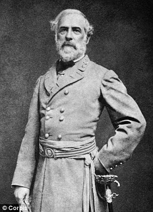 Picture shows Confederate General Robert E. Lee