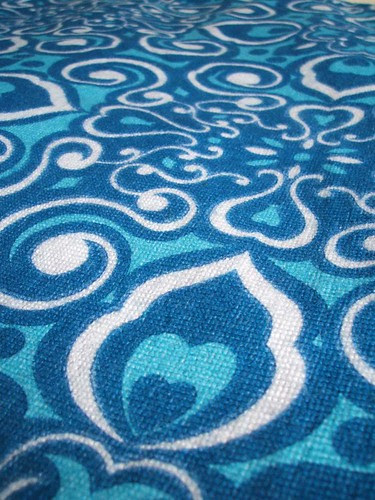 vintage blue fabric