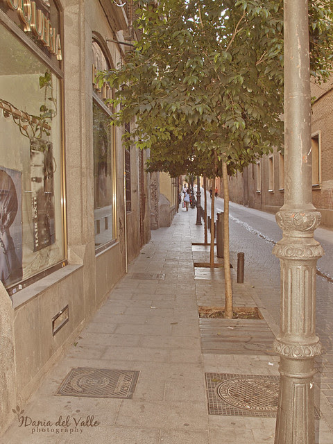 an empty street...