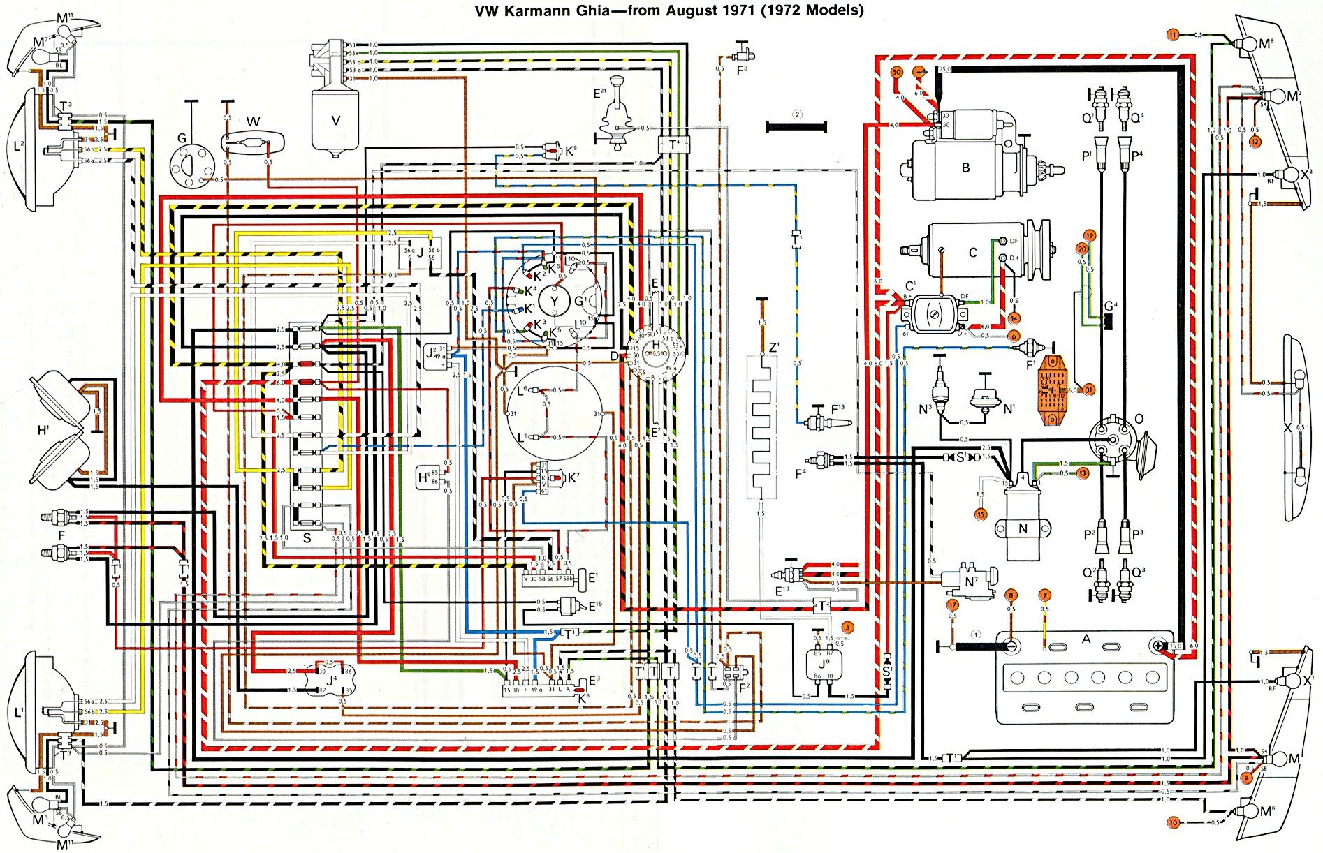 Wiring Diagram For 1966 Vw Beetle - Complete Wiring Schemas