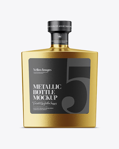 Download Download Psd Mockup 0 5l 0 7l 500ml 50cl 700ml 75cl Alcohol Bottle Cork Glass Liquor Metallic Mockup Square Psd PSD Mockup Templates