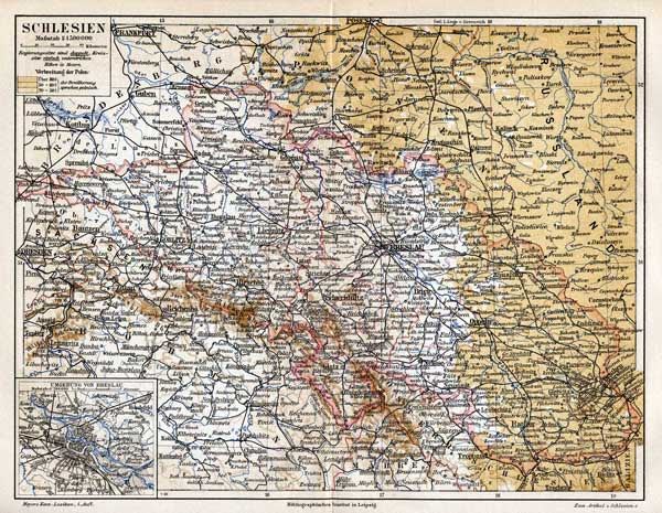 Niederschlesien Karte | Karte