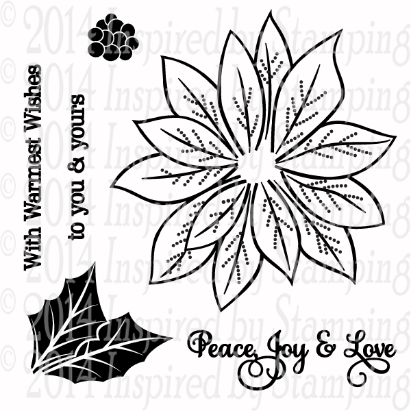 Inspired by Stamping Poinsettias stamp set