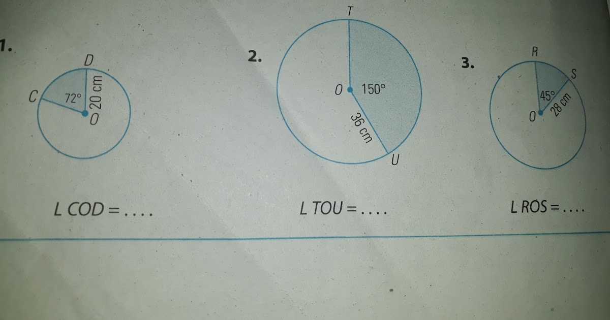 Contoh Soal Matematika Rumus Lingkaran Kelas 6 - Unduh File Guru