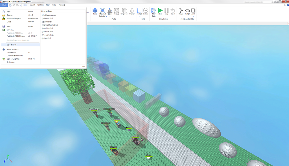 roblox obj 3d studio exporter software any export place opening