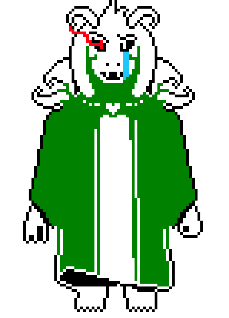 Transparent Asriel Dreemurr Sprite Png Clipart 5610413 Pinclipart