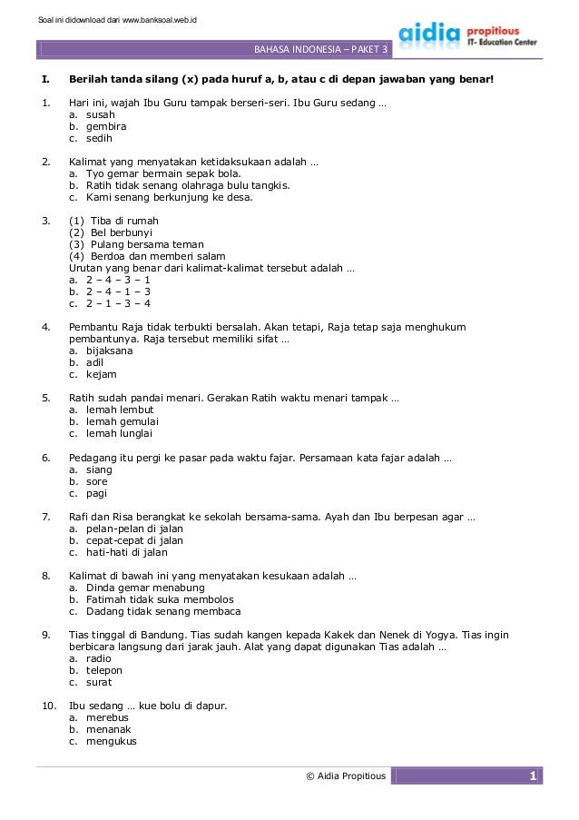 Top Contoh Soal Tanda Baca Kelas 2 Sd