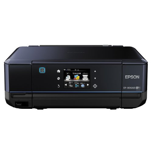 EPSON インクジェット複合機 Colorio EP-806AB 無線 有線 スマートフォンプリント Wi-Fi Direct ブラック