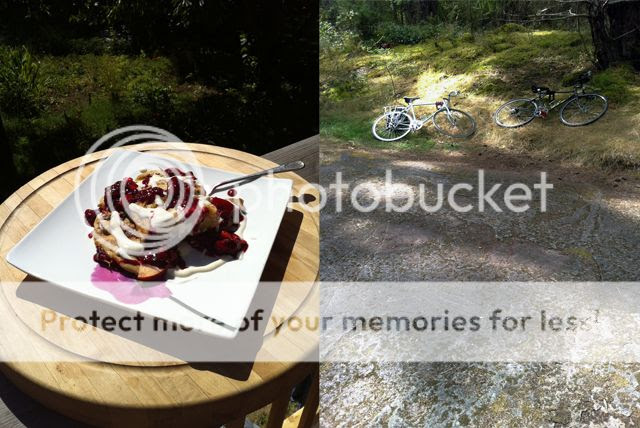 gluten free pancakes and a big bike trip, gluten free pancakes and bicycle adventures