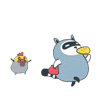 15 Funny raccoon emoji gifs 05 6 15 Funny raccoon emoji gifs