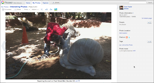 picasa google photos upload embed 8
