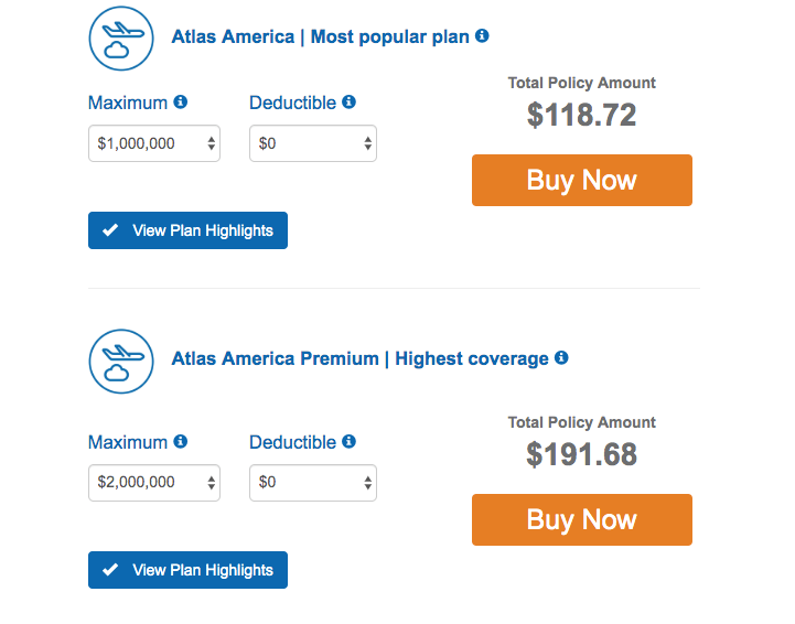 Atlas America Travel Insurance Reviews