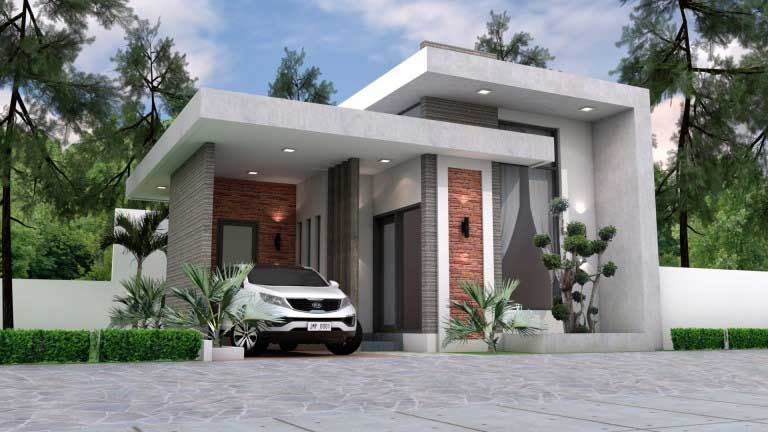 Desain Rumah Sederhana Istimewa / Rumah Minimalis Modern Beserta