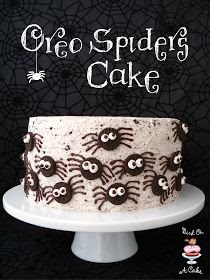 Oreo spider cake