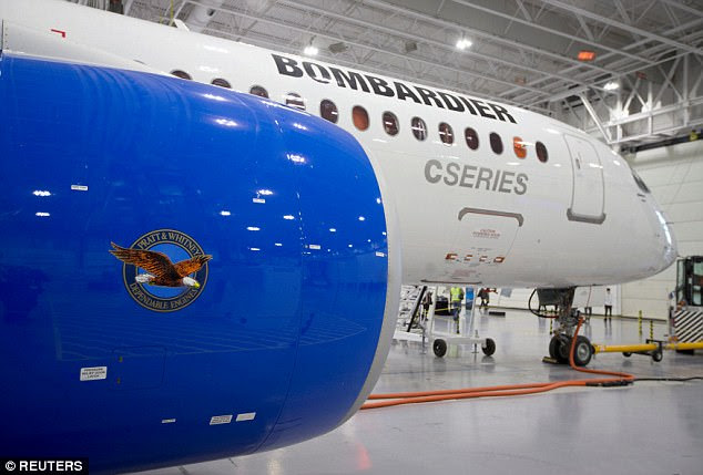 The US International Trade Commission (ITC) said rival manufacturer Boeing did not suffer injury from  Delta Airlines' order of Bombardier's C Series passenger jets (file pic)