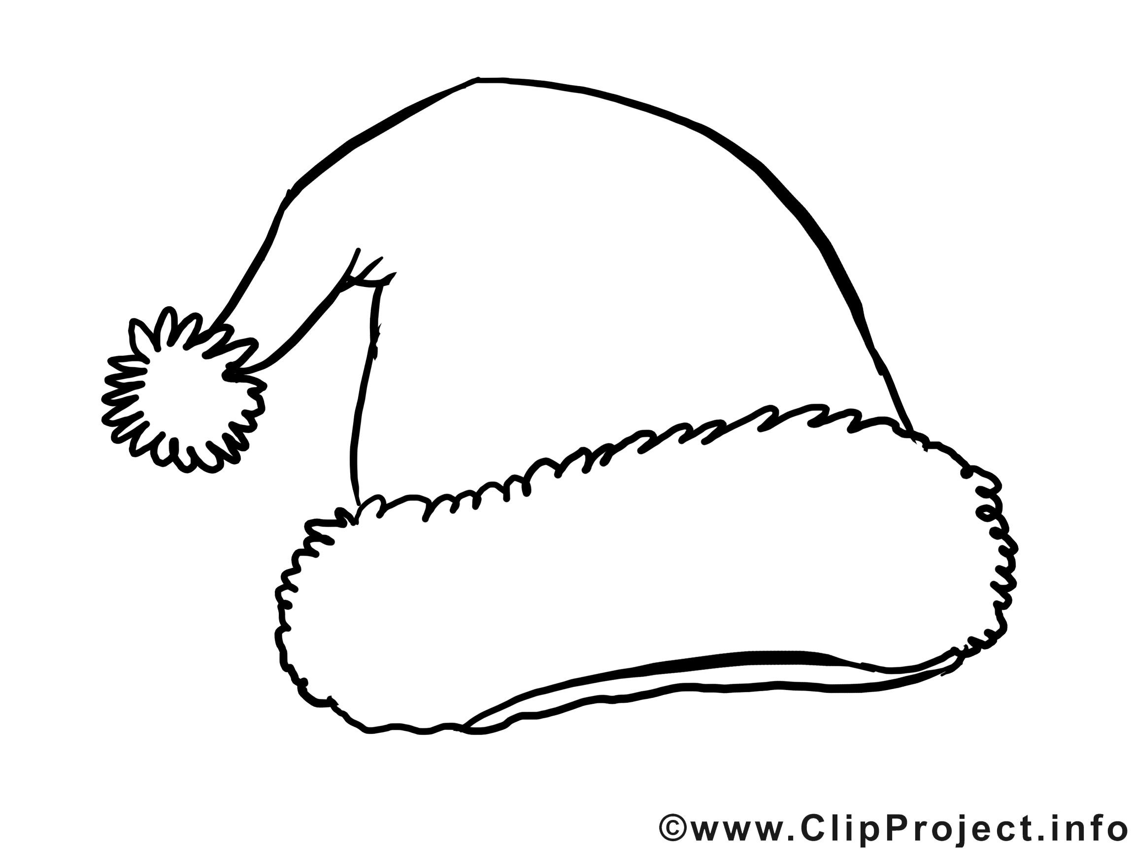 Chapeau Pere Noel Coloriage  Imprimer et Obtenir une Coloriage Gratuit Ici