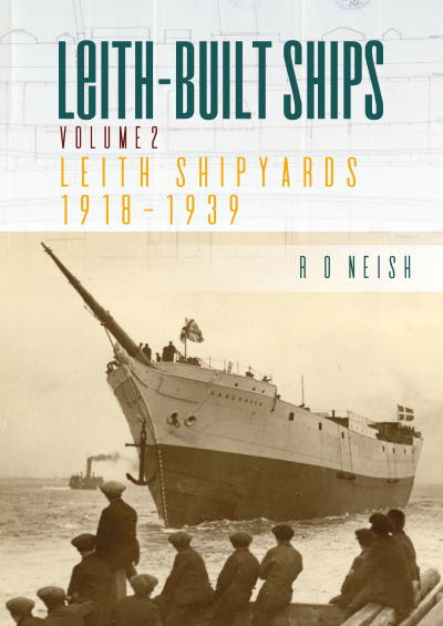 Book Cover Leith-built Ships, reviewed in Africa PORTS & SHIPS maritime news
