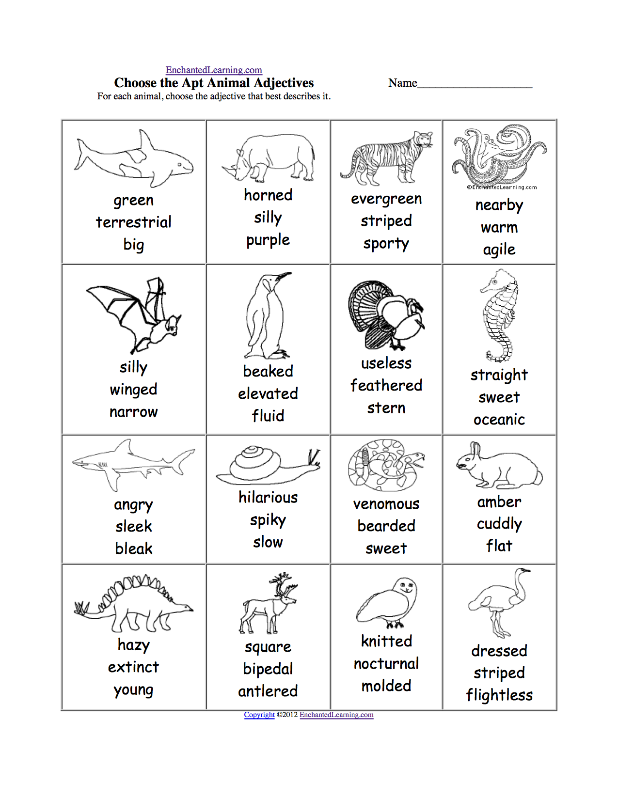 animal worksheet: NEW 527 ANIMAL BASIC NEEDS WORKSHEETS
