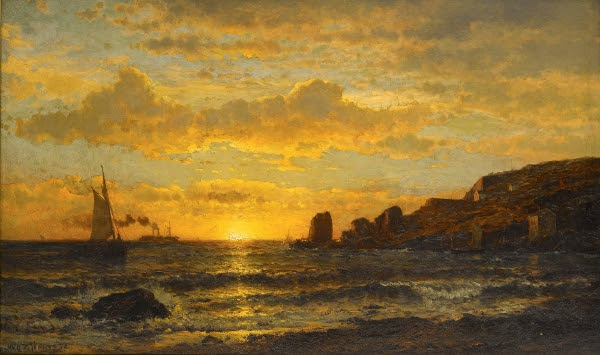 Sunset Along The Coast