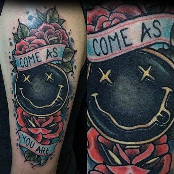 Rock Band Tattoo Designs Rose Tatoo