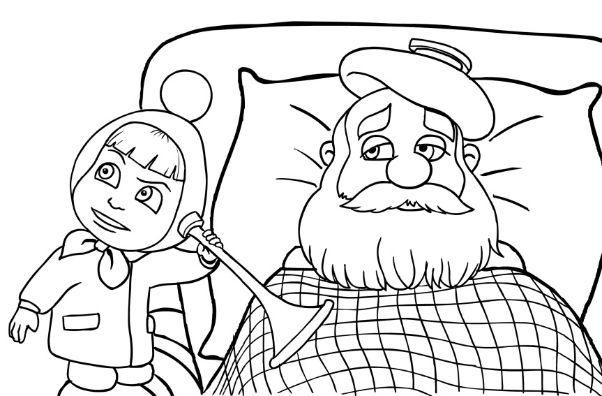 Disegni Da Colorare Masha Coloradisegni