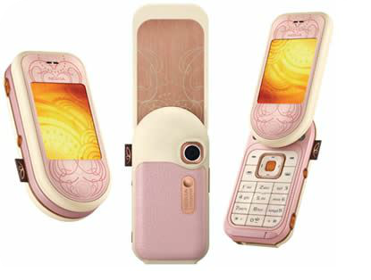 Nokia 7373 pink phone