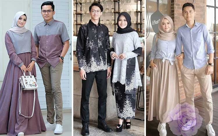 Baju Gamis Couple Tunangan - 12 Inspirasi Kebaya Couple Buat Tunangan
