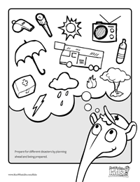 Free Printable Earthquake Coloring Pages