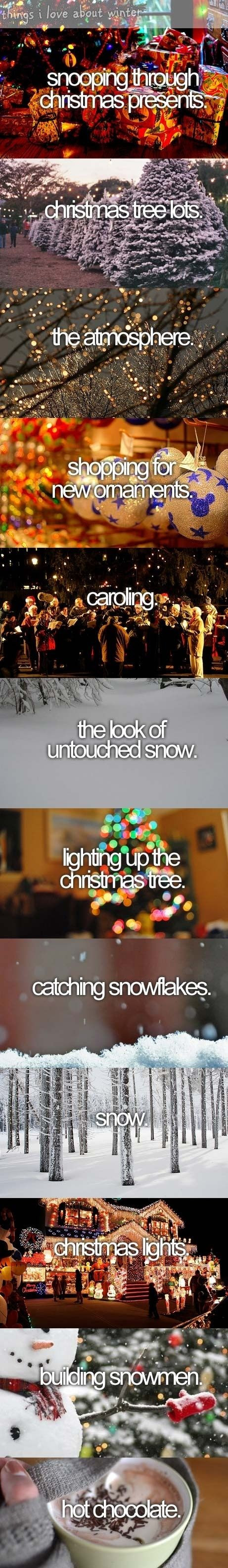 What I love about Christmas...