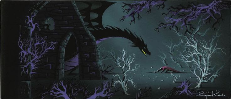 Sleeping Beauty Concept Art by Eyvind Earle