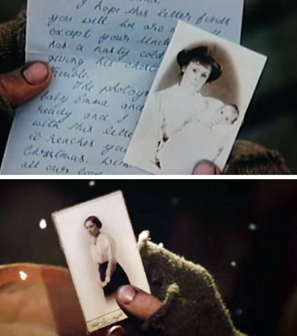 Similar: The two videos both show the soldiers comparing pictures of their sweethearts back home