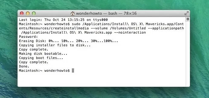 Create bootable usb mac without terminal