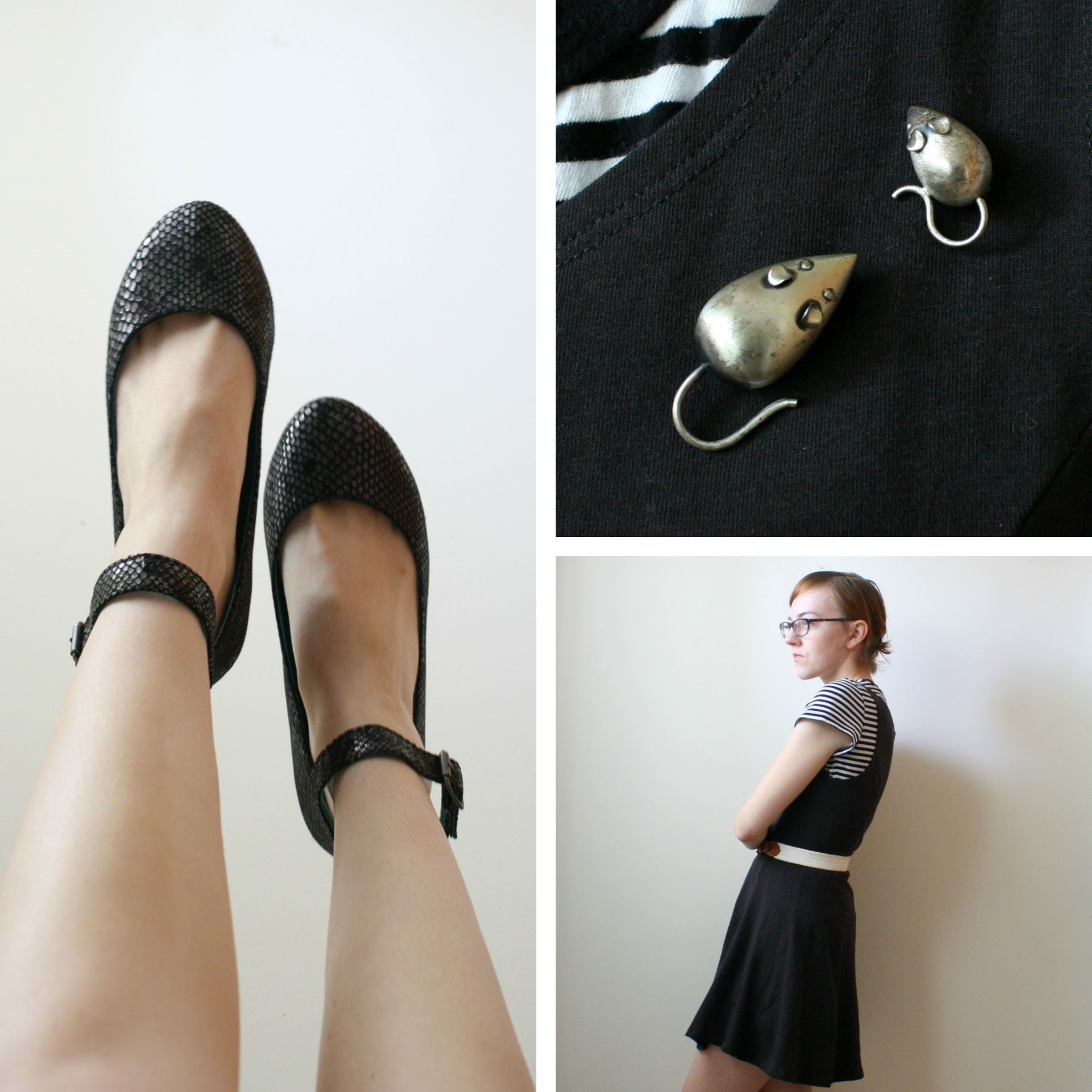 blowfish black flats