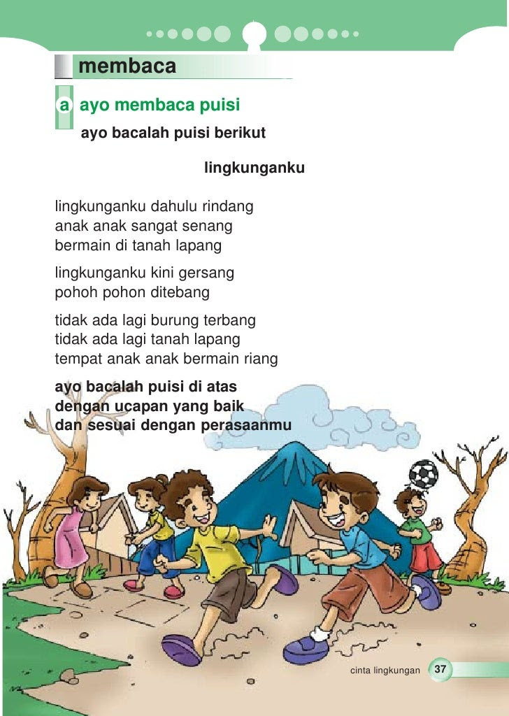 Konsep 24 Puisi Keindahan Alam Buat Anak Sd