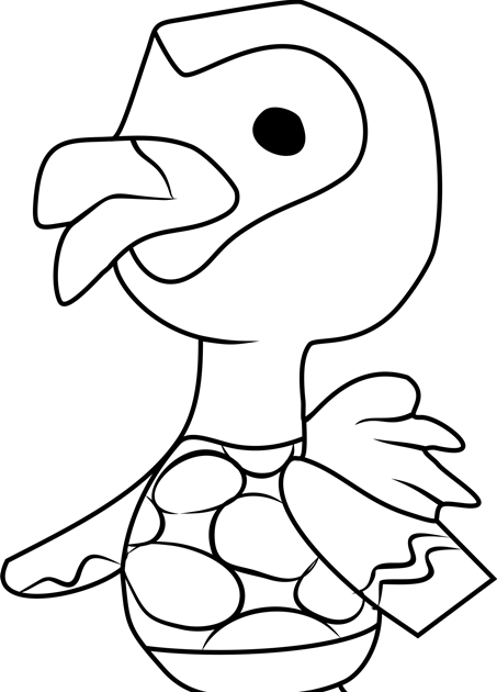 Flora Animal Crossing Coloring Page Free Animal Crossing Coloring Pages