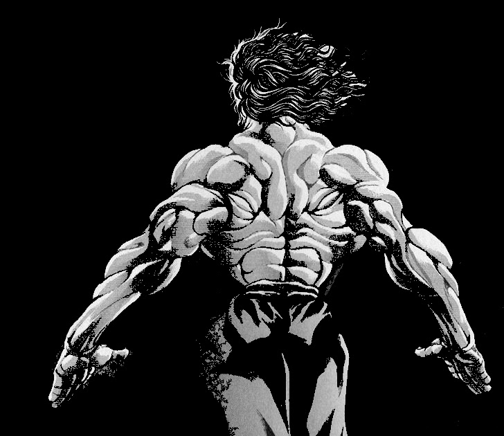 Yujiro Hanma Back Wallpaper - Polvo Wallpaper